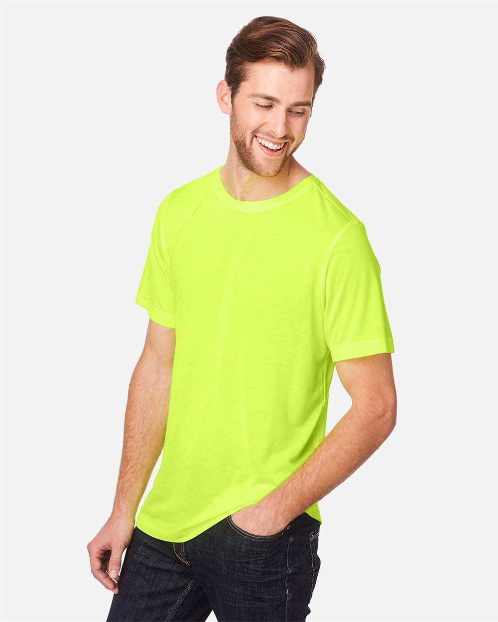 CORE365-CE111T-Unisex Tall Fusion ChromaSoft™ Performance T-Shirt - Image 15