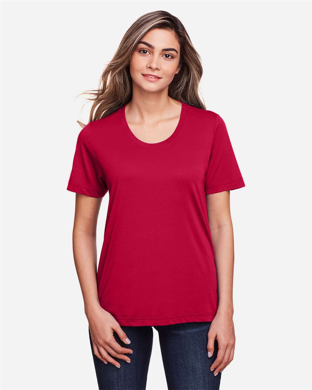 CORE365-CE111W-Women's Fusion ChromaSoft™ Performance T-Shirt - Image 49