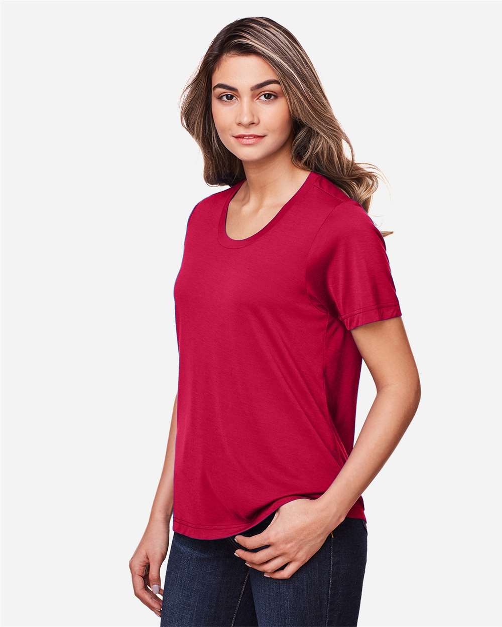 CORE365-CE111W-Women's Fusion ChromaSoft™ Performance T-Shirt - Image 50