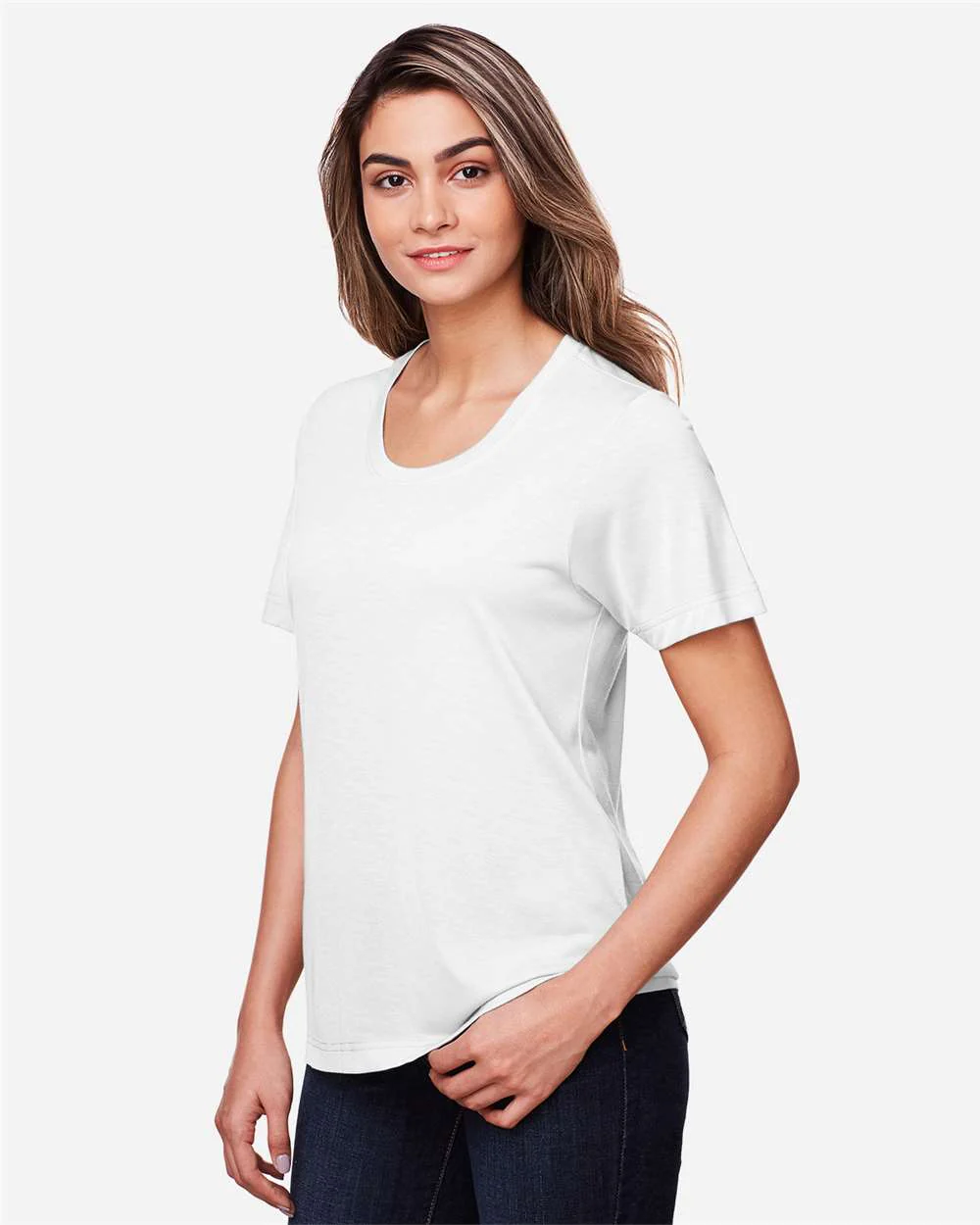 CORE365-CE111W-Women's Fusion ChromaSoft™ Performance T-Shirt - Image 80