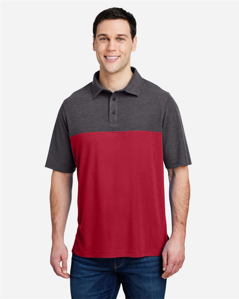 CORE365-CE112C-Men's Fusion ChromaSoft™ Colorblock Polo - Image 24