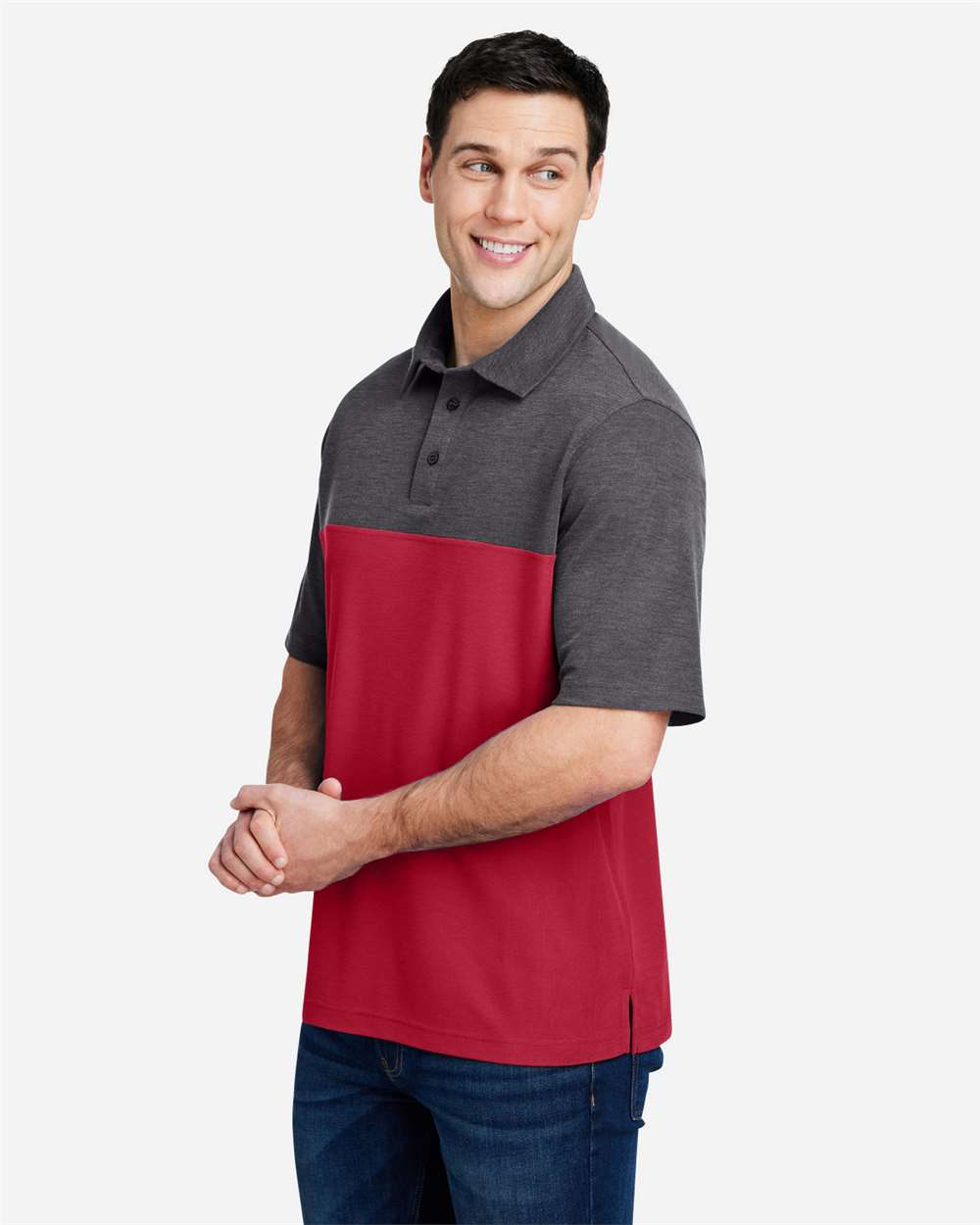 CORE365-CE112C-Men's Fusion ChromaSoft™ Colorblock Polo - Image 25