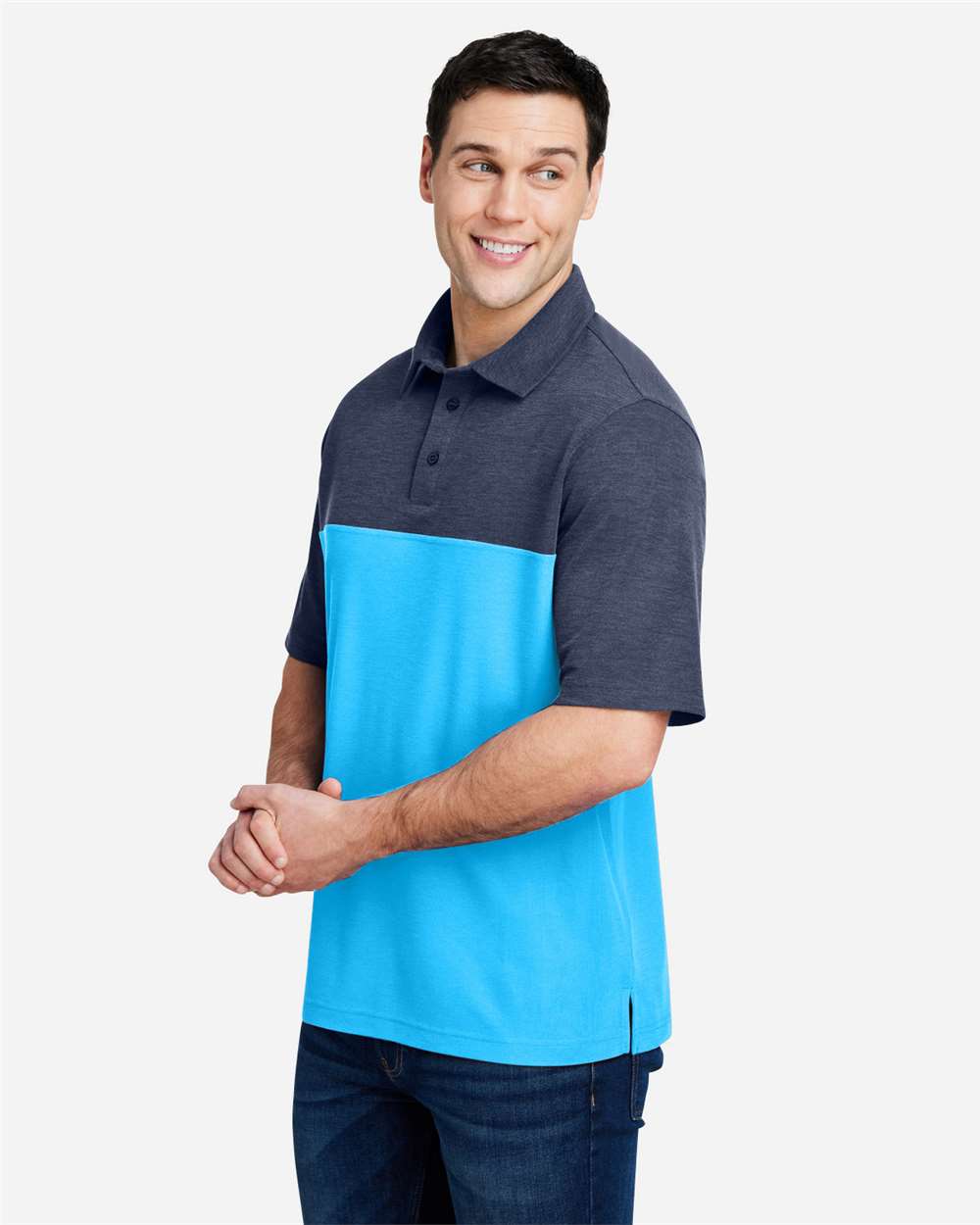 CORE365-CE112C-Men's Fusion ChromaSoft™ Colorblock Polo - Image 30