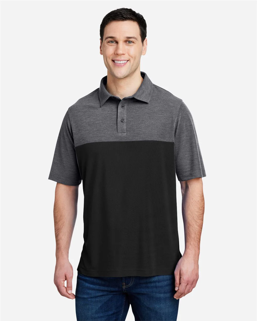 CORE365-CE112C-Men's Fusion ChromaSoft™ Colorblock Polo - Image 6
