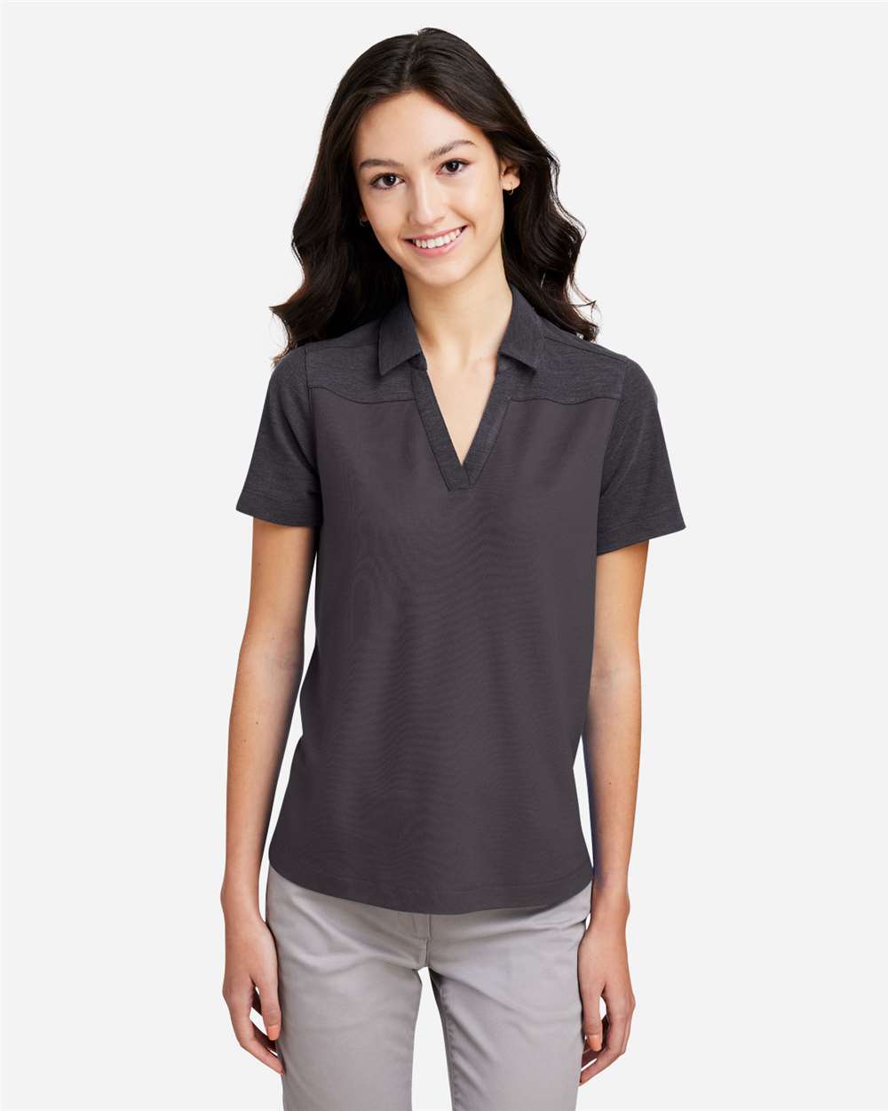 CORE365-CE112CW-Women's Fusion ChromaSoft™ Colorblock Polo - Image 11