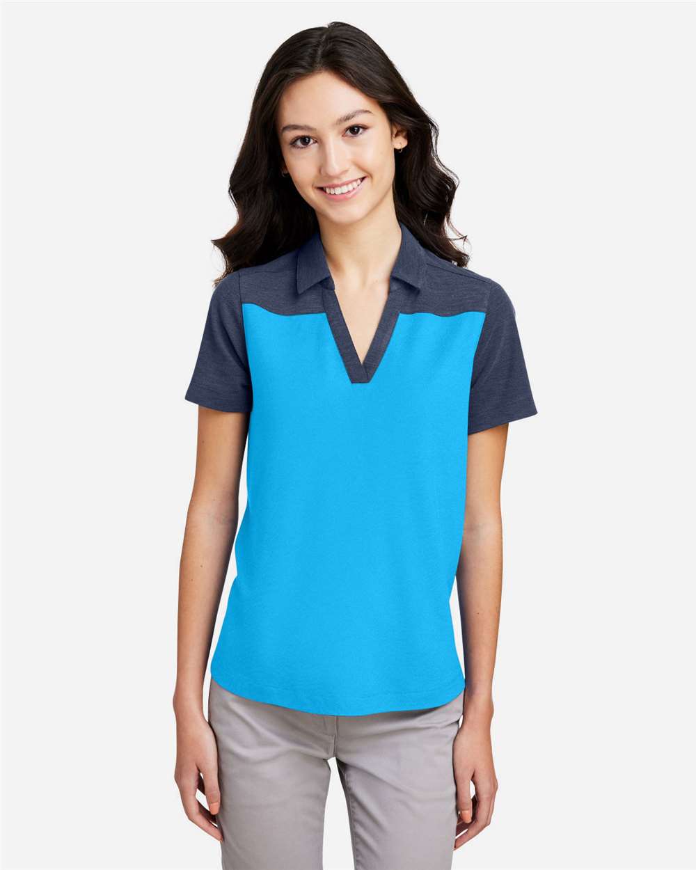 CORE365-CE112CW-Women's Fusion ChromaSoft™ Colorblock Polo - Image 35