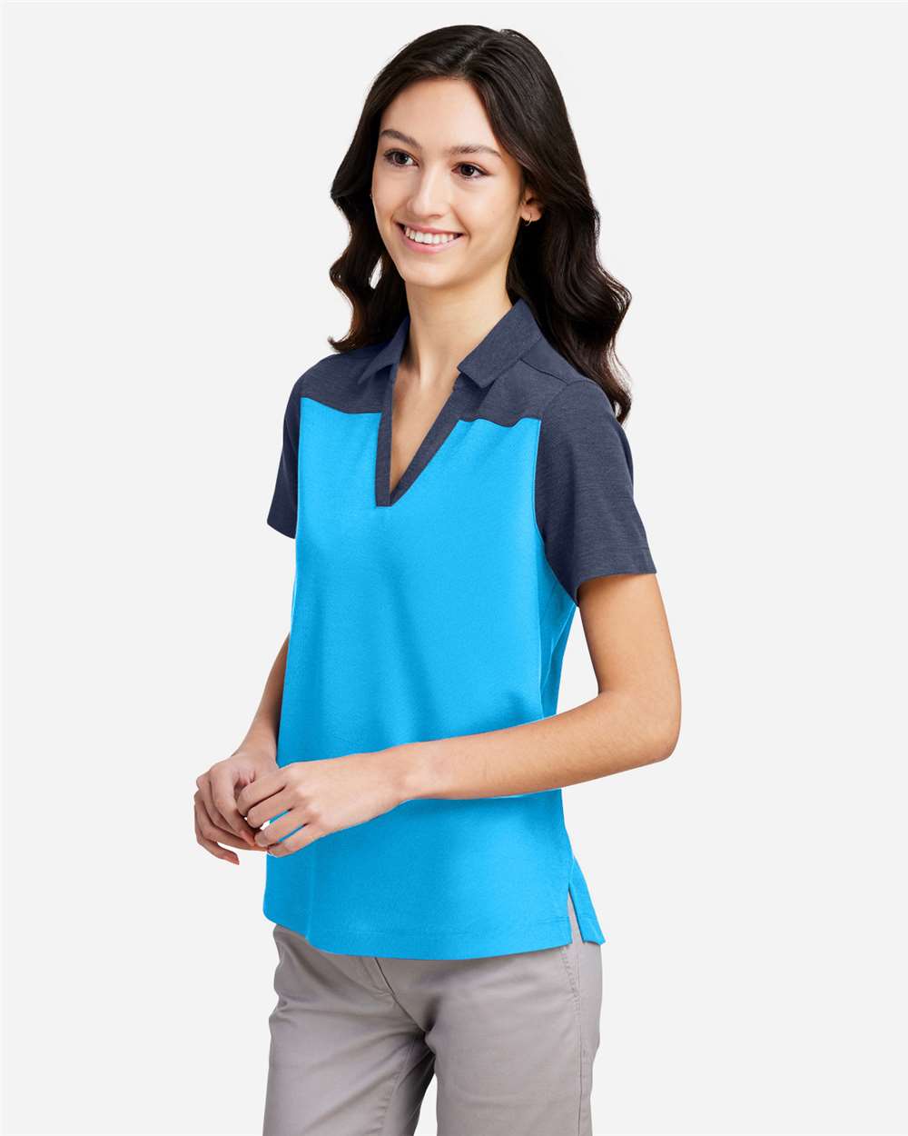 CORE365-CE112CW-Women's Fusion ChromaSoft™ Colorblock Polo - Image 36