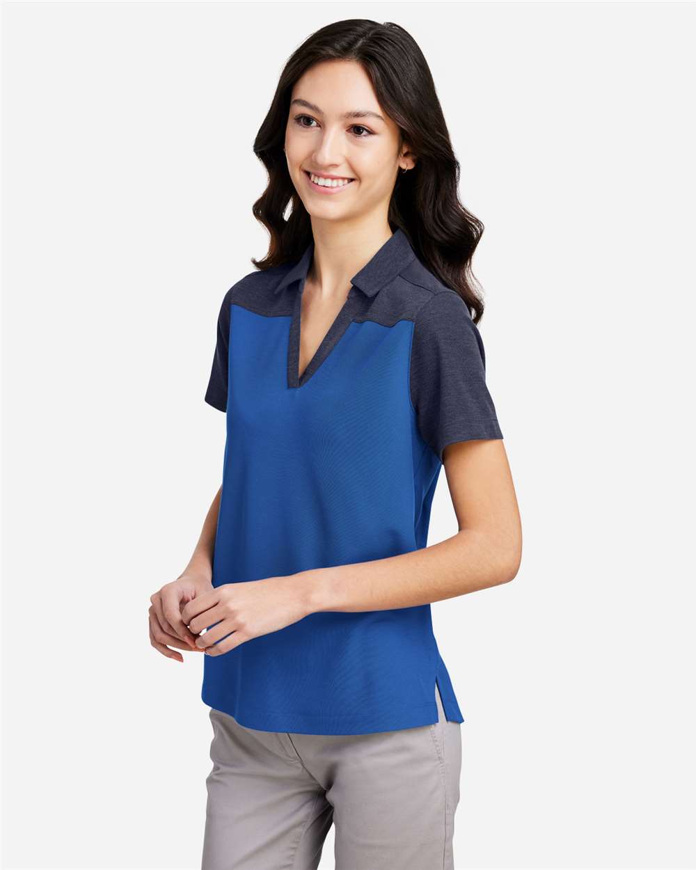 CORE365-CE112CW-Women's Fusion ChromaSoft™ Colorblock Polo - Image 42