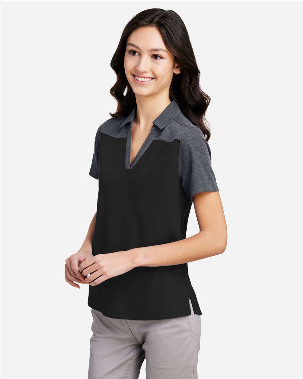 CORE365-CE112CW-Women's Fusion ChromaSoft™ Colorblock Polo - Image 5