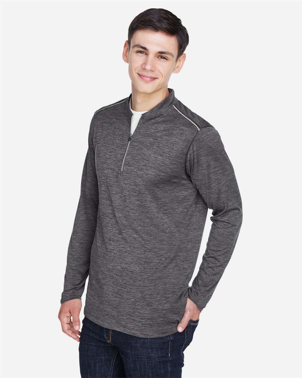 CORE365-CE401-Men's Kinetic Performance Quarter-Zip Pullover - Image 4