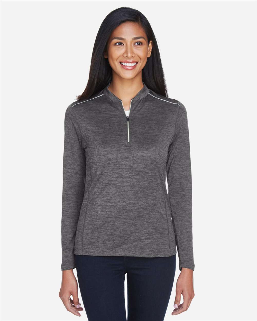 CORE365-CE401W-Women's Kinetic Performance Quarter-Zip Pullover - Image 3