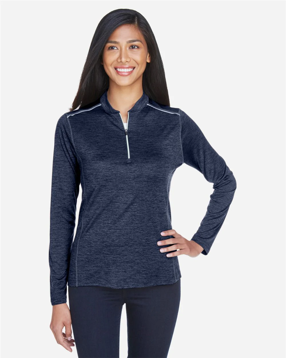 CORE365-CE401W-Women's Kinetic Performance Quarter-Zip Pullover - Image 6