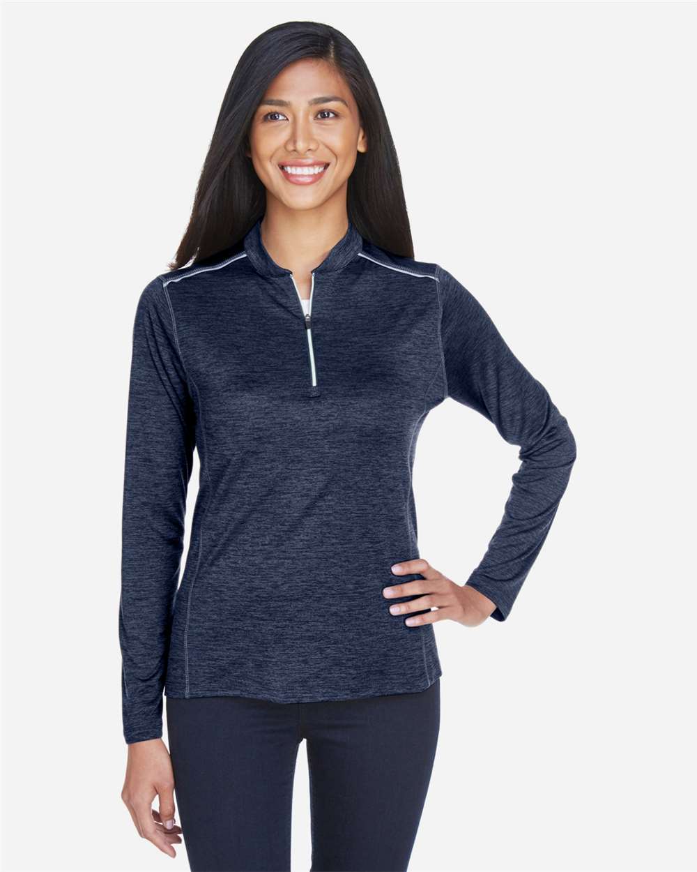 CORE365-CE401W-Women's Kinetic Performance Quarter-Zip Pullover - Image 9