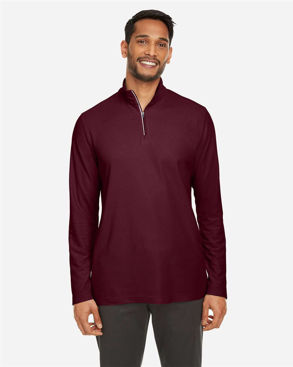 CORE365-CE405-Men's Fusion ChromaSoft™ Pique Quarter-Zip Pullover - Image 10