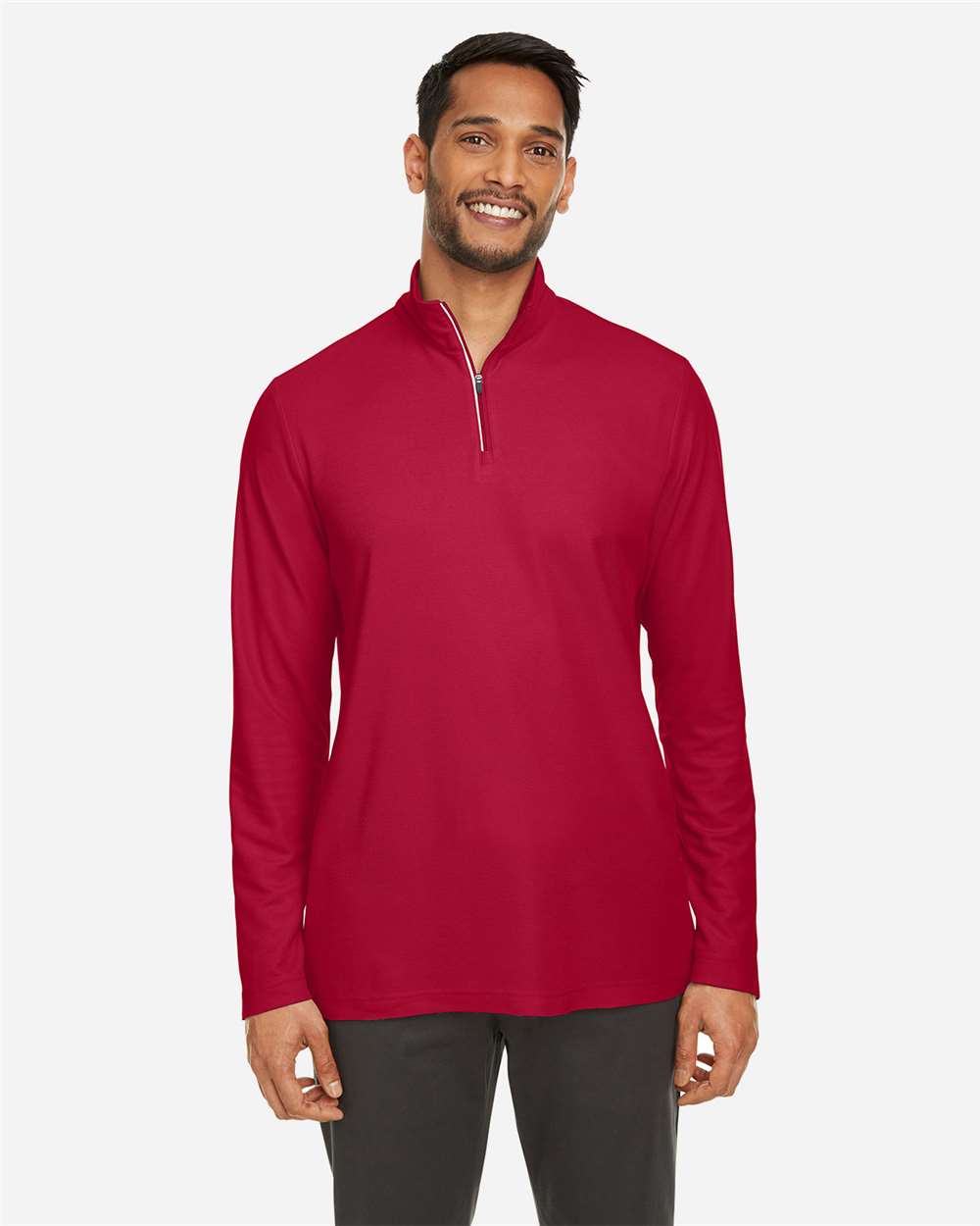 CORE365-CE405-Men's Fusion ChromaSoft™ Pique Quarter-Zip Pullover - Image 35