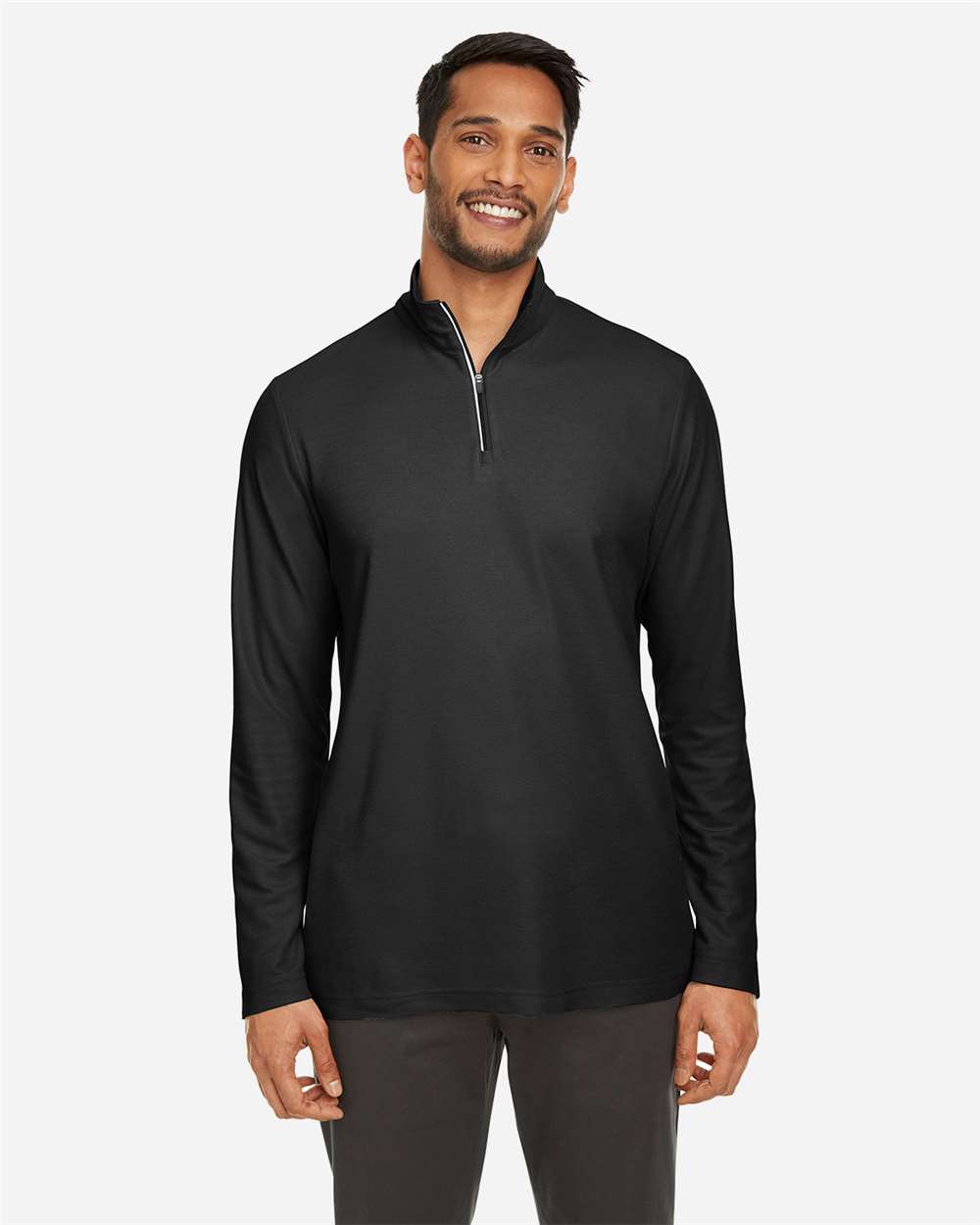 CORE365-CE405-Men's Fusion ChromaSoft™ Pique Quarter-Zip Pullover - Image 4