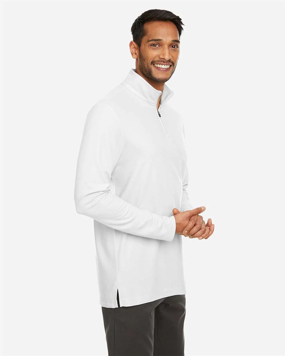CORE365-CE405-Men's Fusion ChromaSoft™ Pique Quarter-Zip Pullover - Image 71