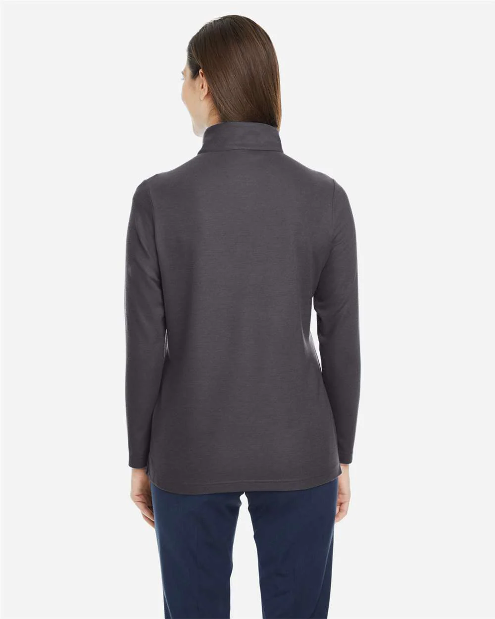 CORE365-CE405W-Women's Fusion ChromaSoft™ Pique Quarter-Zip Pullover - Image 16