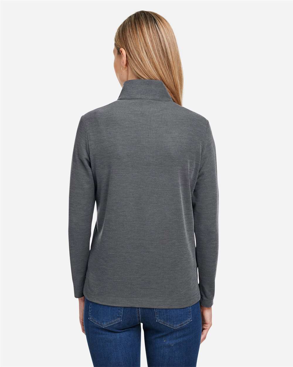CORE365-CE405W-Women's Fusion ChromaSoft™ Pique Quarter-Zip Pullover - Image 21