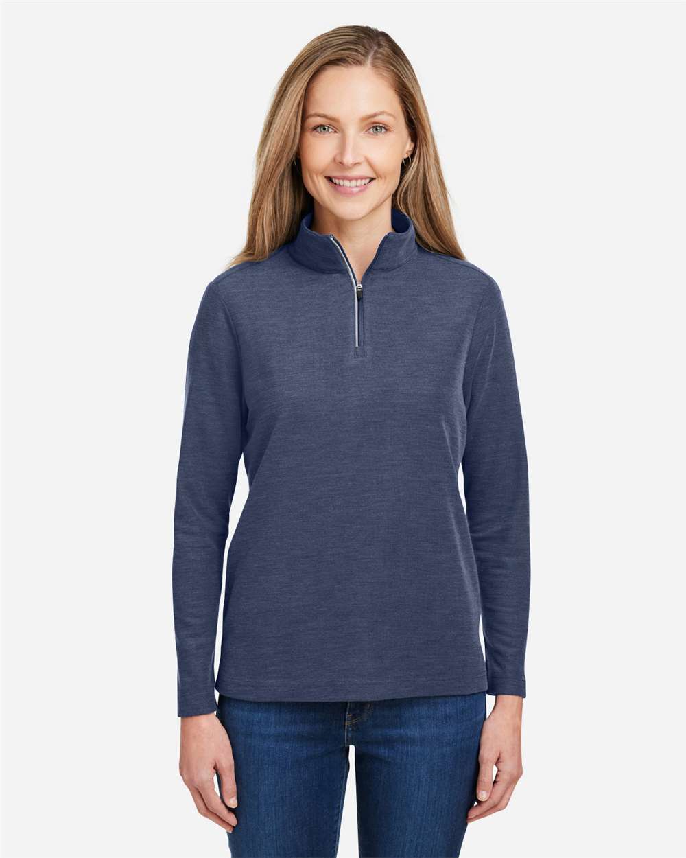 CORE365-CE405W-Women's Fusion ChromaSoft™ Pique Quarter-Zip Pullover - Image 30
