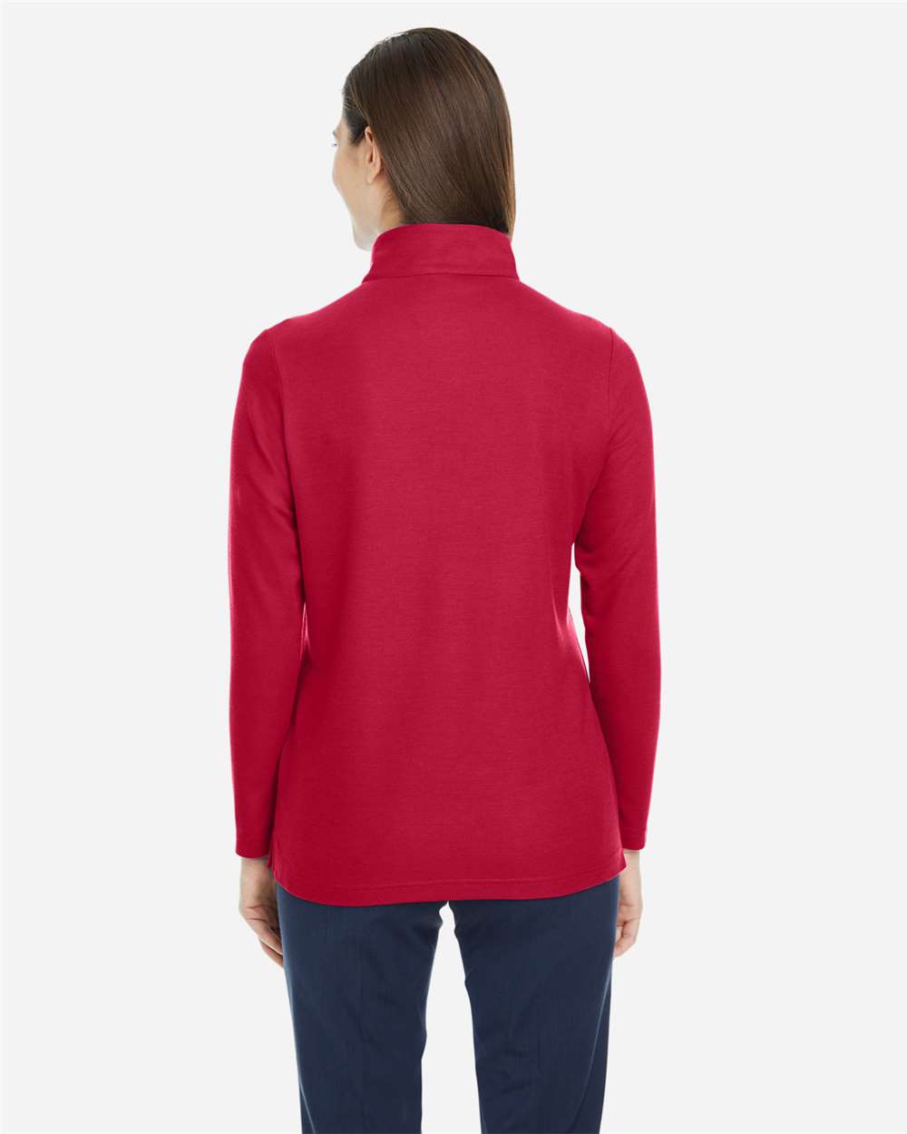 CORE365-CE405W-Women's Fusion ChromaSoft™ Pique Quarter-Zip Pullover - Image 36