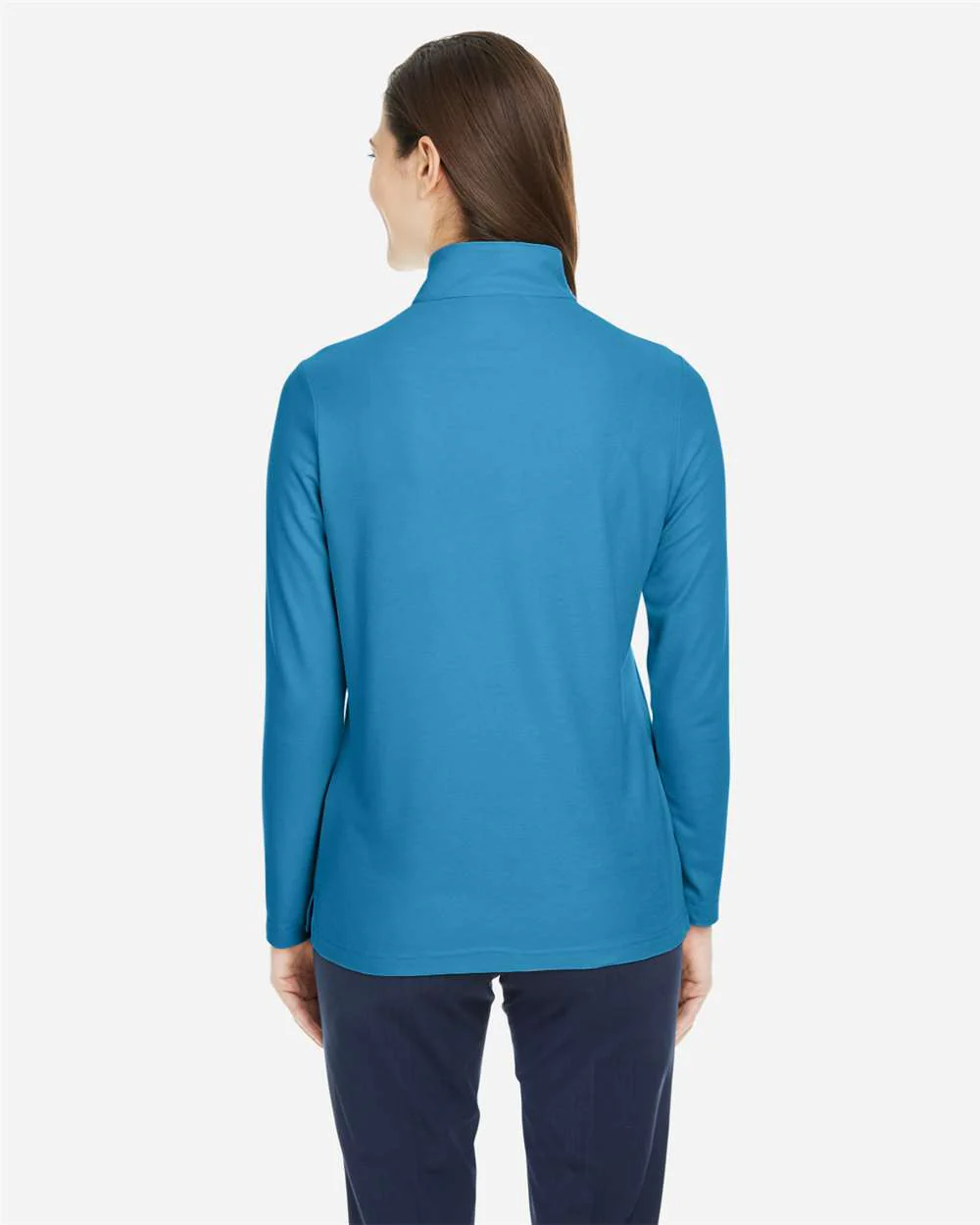 CORE365-CE405W-Women's Fusion ChromaSoft™ Pique Quarter-Zip Pullover - Image 41