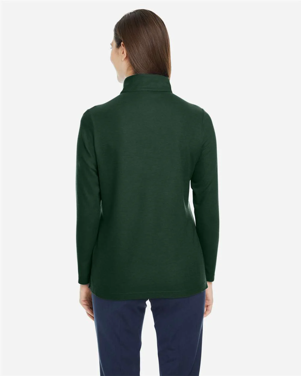 CORE365-CE405W-Women's Fusion ChromaSoft™ Pique Quarter-Zip Pullover - Image 46