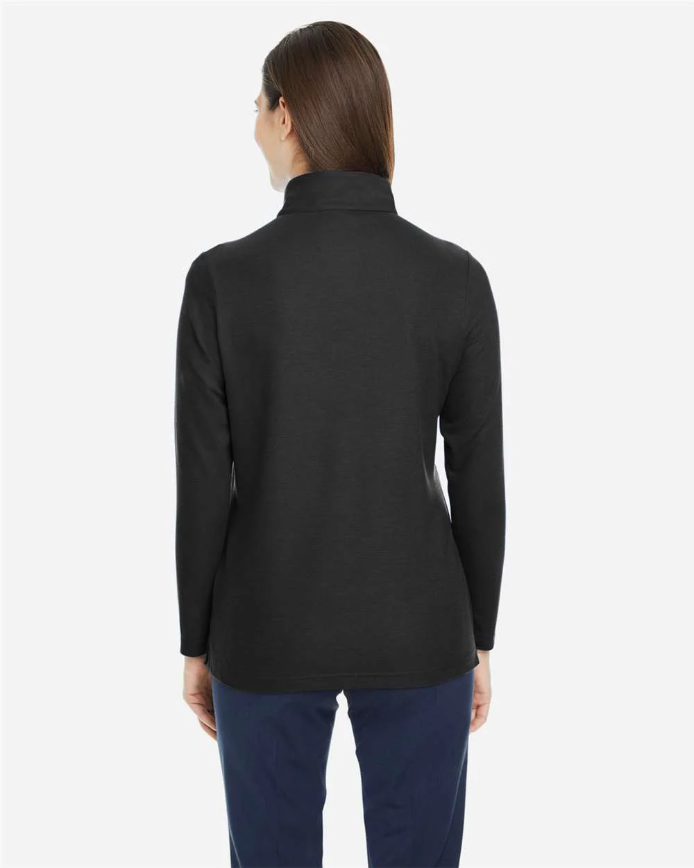CORE365-CE405W-Women's Fusion ChromaSoft™ Pique Quarter-Zip Pullover - Image 5