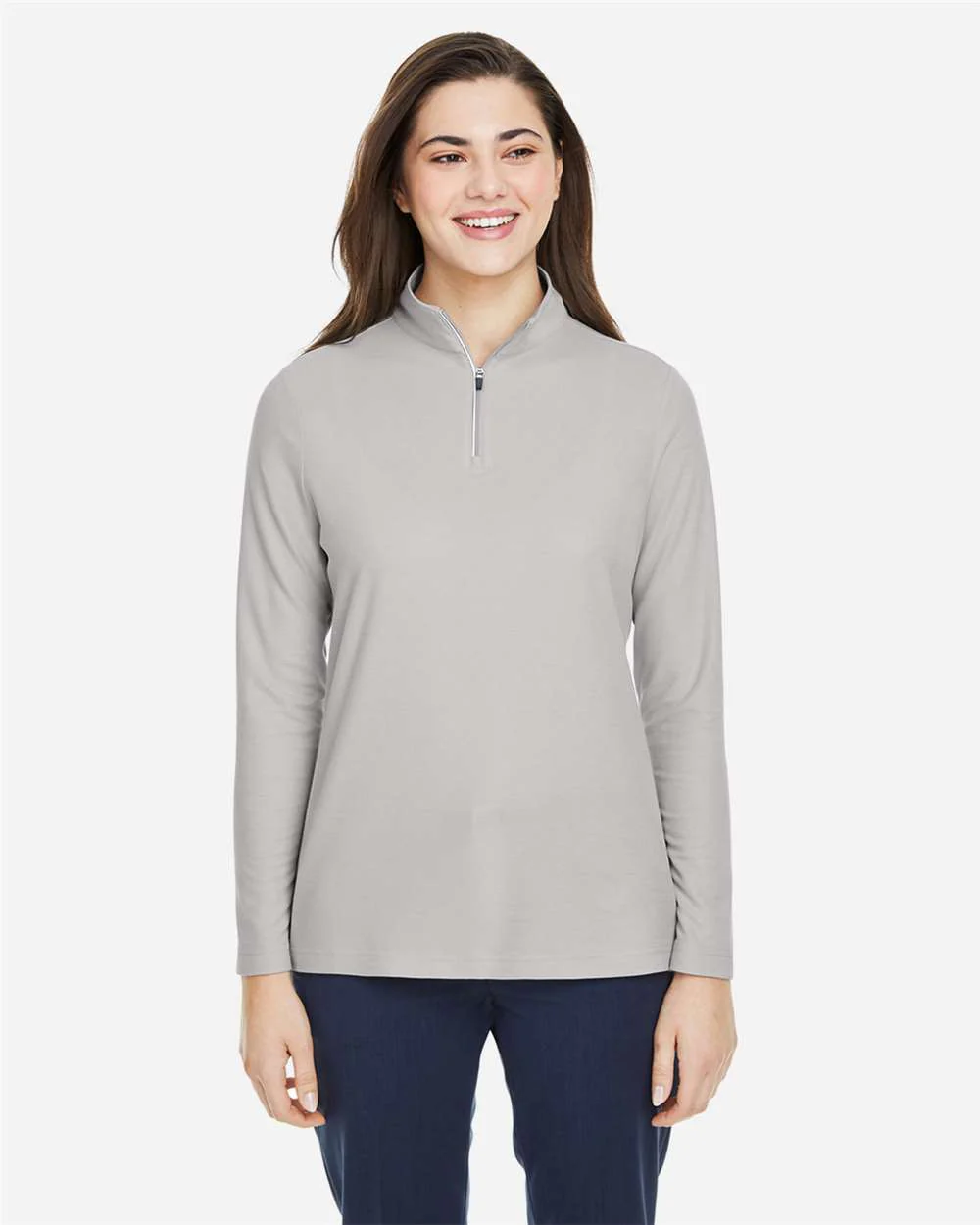 CORE365-CE405W-Women's Fusion ChromaSoft™ Pique Quarter-Zip Pullover - Image 50