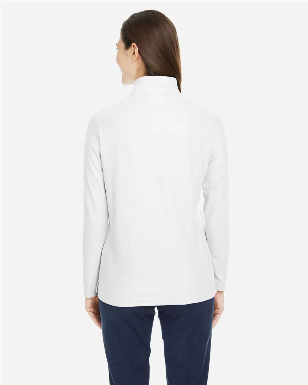 CORE365-CE405W-Women's Fusion ChromaSoft™ Pique Quarter-Zip Pullover - Image 61