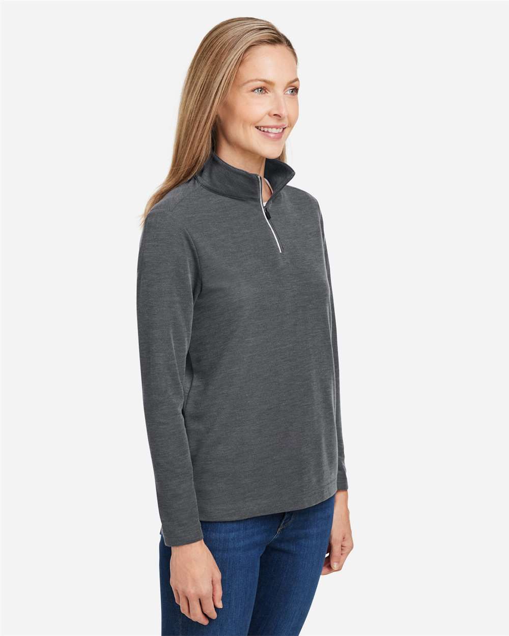 CORE365-CE405W-Women's Fusion ChromaSoft™ Pique Quarter-Zip Pullover - Image 65