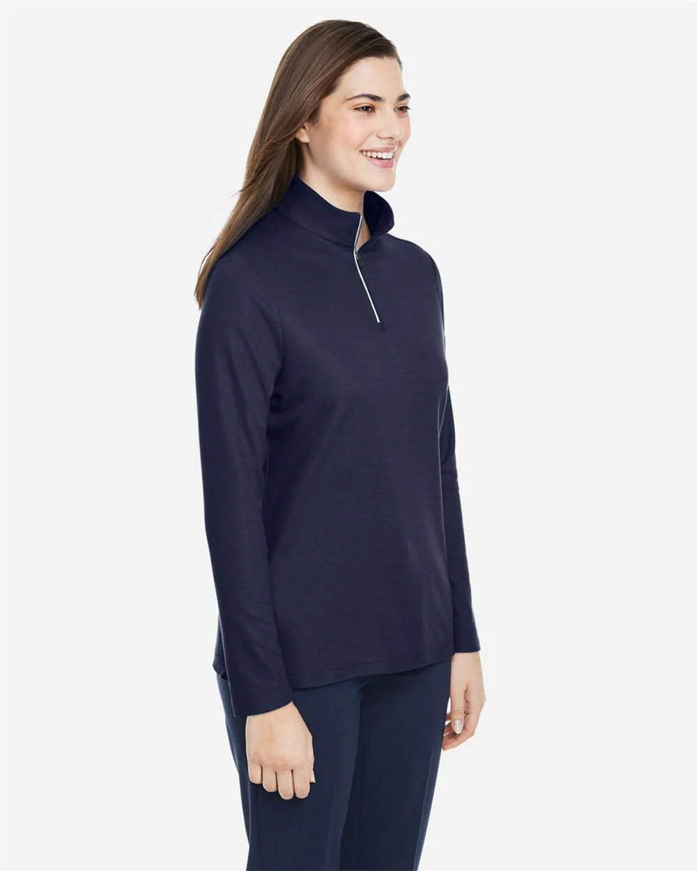 CORE365-CE405W-Women's Fusion ChromaSoft™ Pique Quarter-Zip Pullover - Image 66