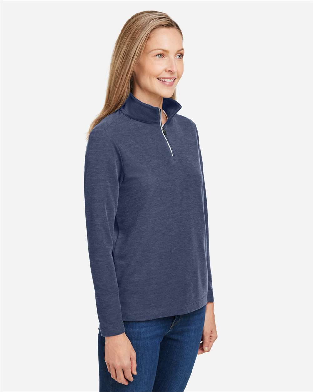 CORE365-CE405W-Women's Fusion ChromaSoft™ Pique Quarter-Zip Pullover - Image 67