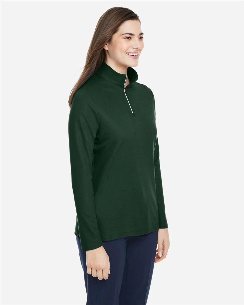 CORE365-CE405W-Women's Fusion ChromaSoft™ Pique Quarter-Zip Pullover - Image 70