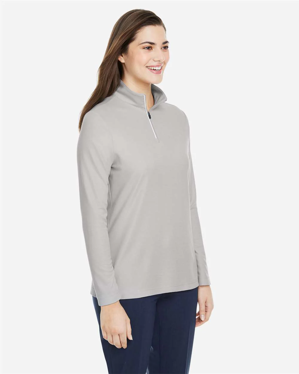 CORE365-CE405W-Women's Fusion ChromaSoft™ Pique Quarter-Zip Pullover - Image 71