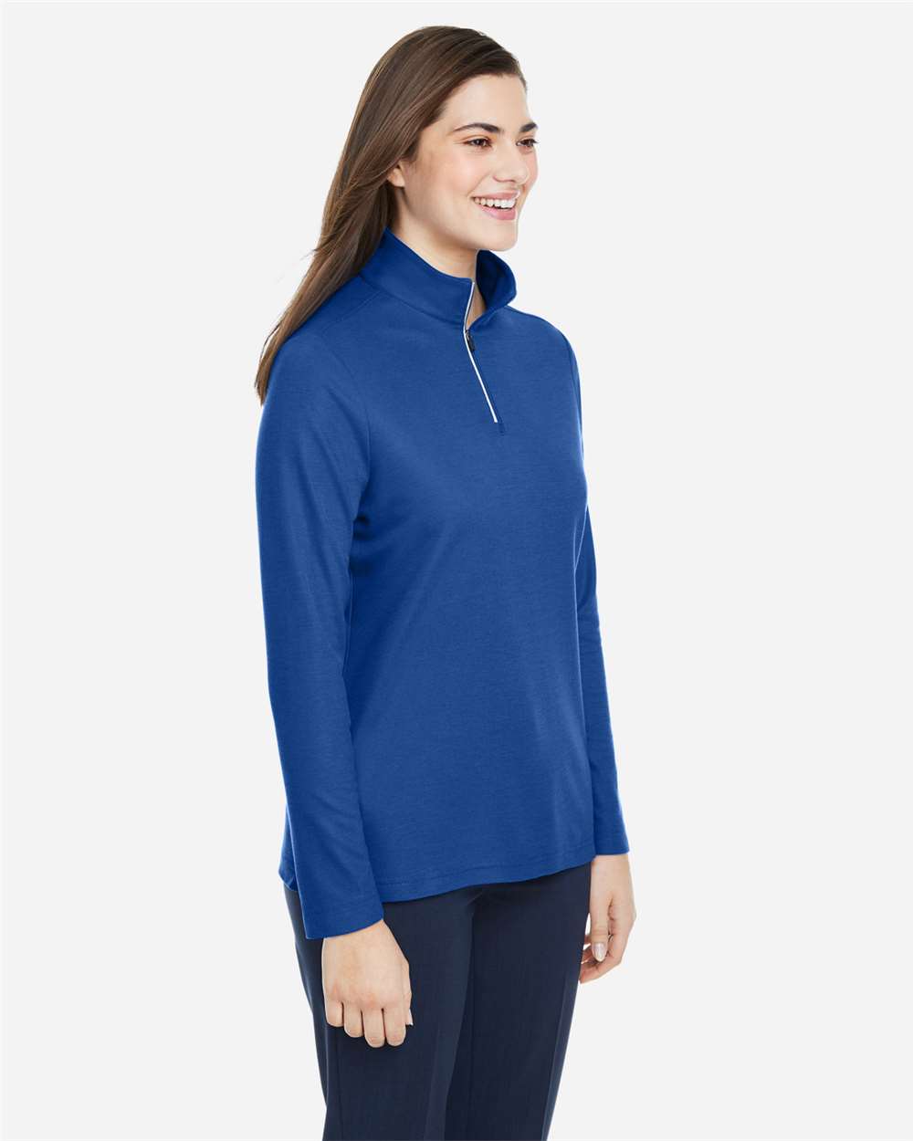 CORE365-CE405W-Women's Fusion ChromaSoft™ Pique Quarter-Zip Pullover - Image 72