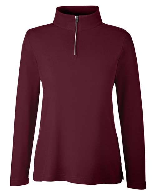 CORE365-CE405W-Women's Fusion ChromaSoft™ Pique Quarter-Zip Pullover - Image 76