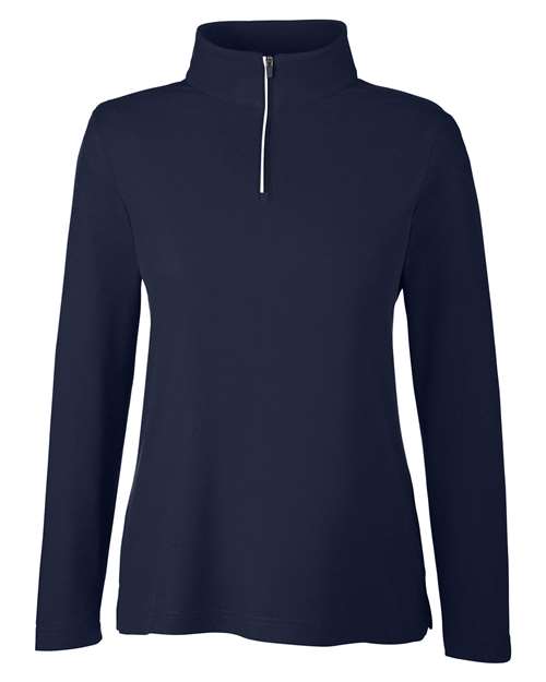 CORE365-CE405W-Women's Fusion ChromaSoft™ Pique Quarter-Zip Pullover - Image 80