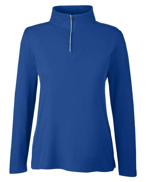CORE365-CE405W-Women's Fusion ChromaSoft™ Pique Quarter-Zip Pullover - Image 82