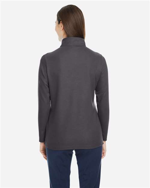 CORE365-CE405W-Women's Fusion ChromaSoft™ Pique Quarter-Zip Pullover - Image 88