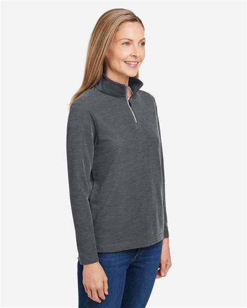 CORE365-CE405W-Women's Fusion ChromaSoft™ Pique Quarter-Zip Pullover - Image 90