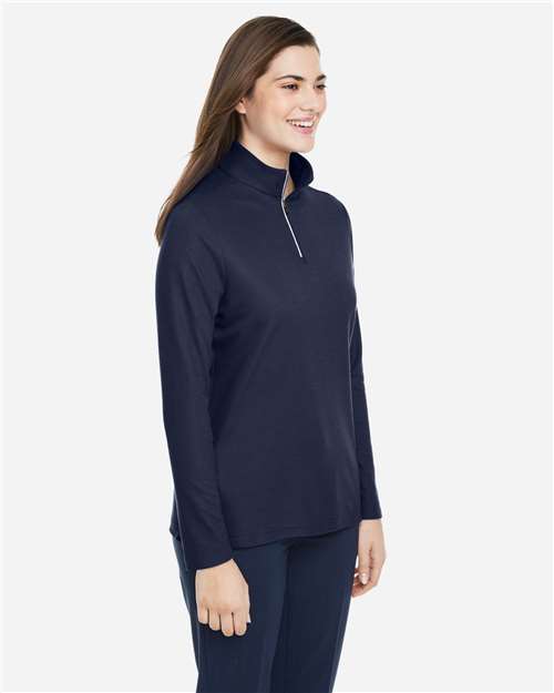 CORE365-CE405W-Women's Fusion ChromaSoft™ Pique Quarter-Zip Pullover - Image 93