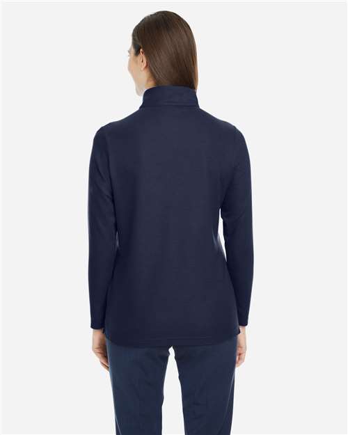 CORE365-CE405W-Women's Fusion ChromaSoft™ Pique Quarter-Zip Pullover - Image 94