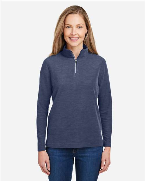 CORE365-CE405W-Women's Fusion ChromaSoft™ Pique Quarter-Zip Pullover - Image 95