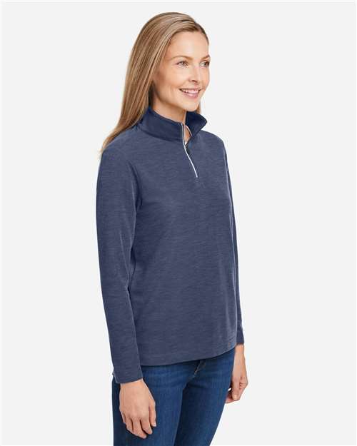 CORE365-CE405W-Women's Fusion ChromaSoft™ Pique Quarter-Zip Pullover - Image 96