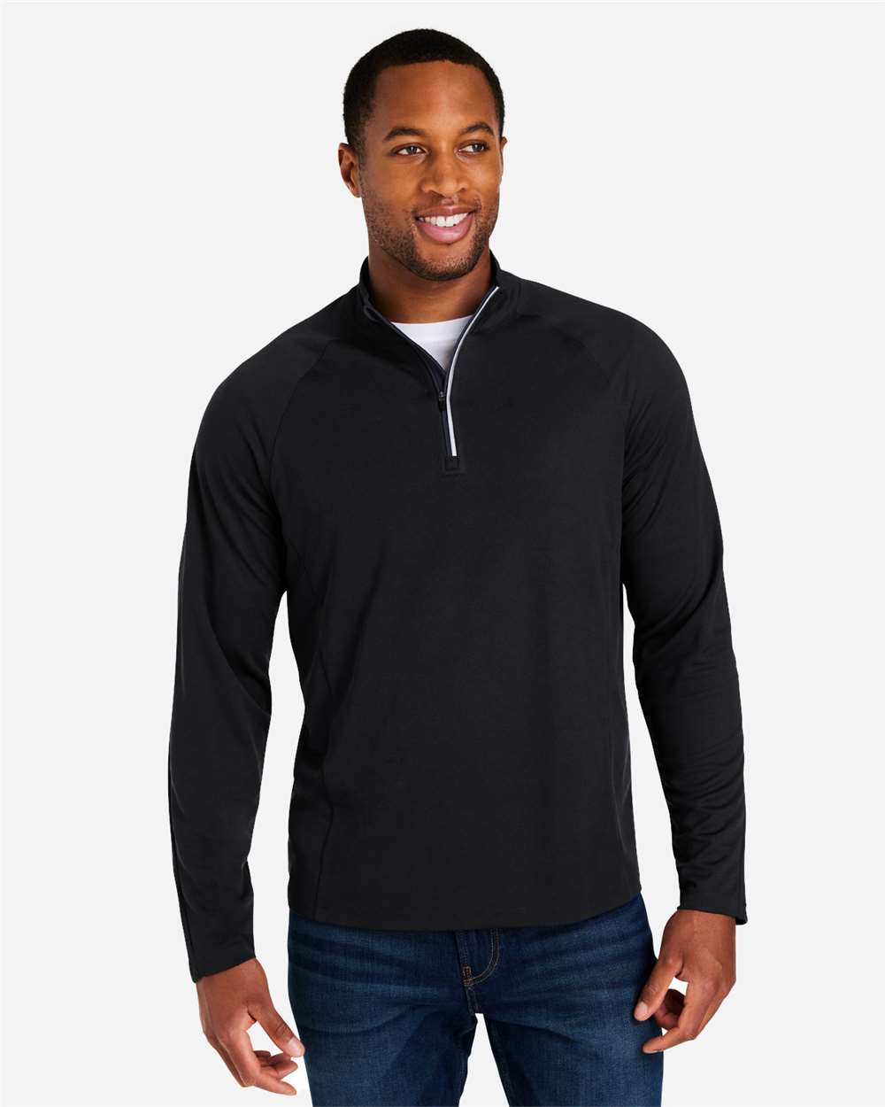 CORE365-CE418-Men's Origin Performance Pique Quarter-Zip Pullover - Image 4