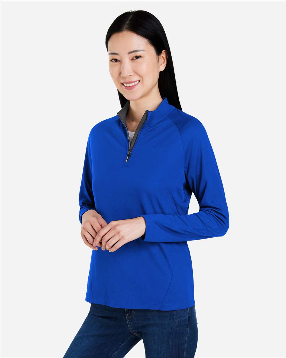 CORE365-CE418W-Women's Origin Performance Pique Quarter-Zip Pullover - Image 36
