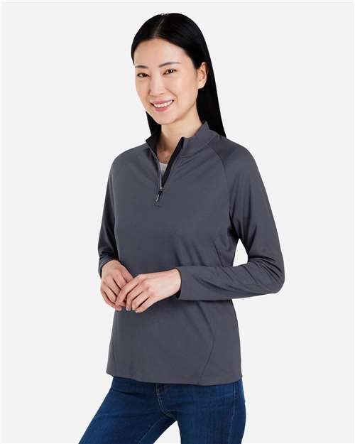 CORE365-CE418W-Women's Origin Performance Pique Quarter-Zip Pullover - Image 42