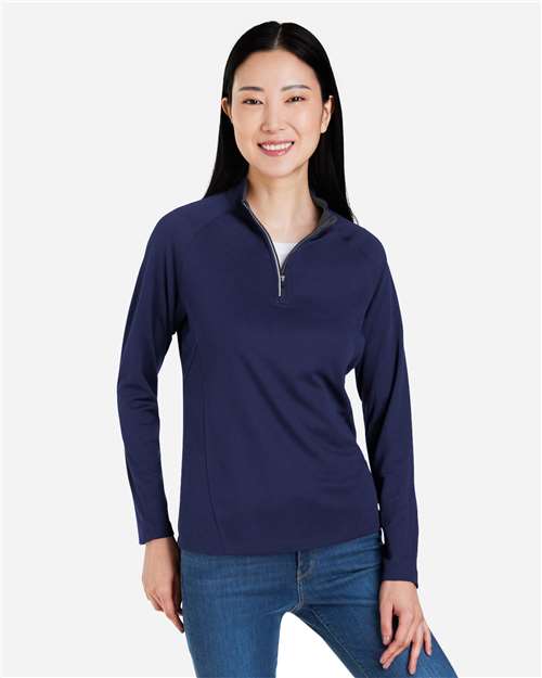 CORE365-CE418W-Women's Origin Performance Pique Quarter-Zip Pullover - Image 44