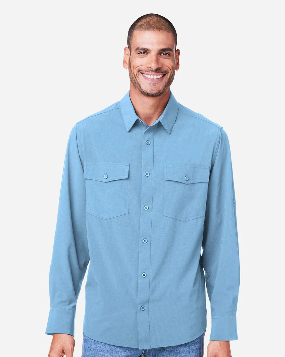 CORE365-CE510L-Men's Ultra UVP® Marina Shirt - Image 6